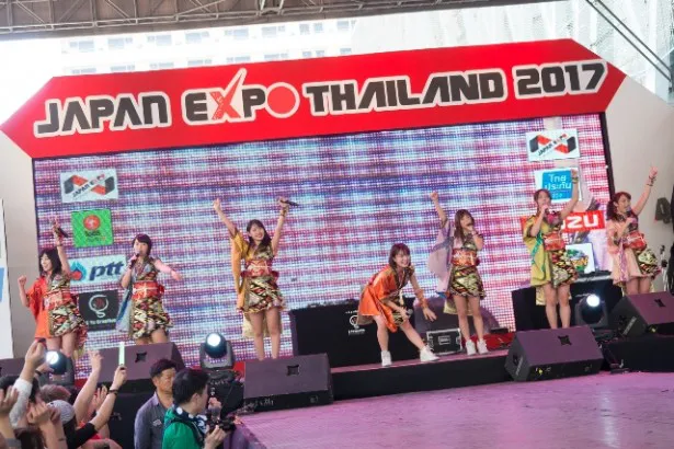最終日の12日には、メインステージ「JAPAN EXPO THAILAND STAGE」でパフォーマンスを見せた