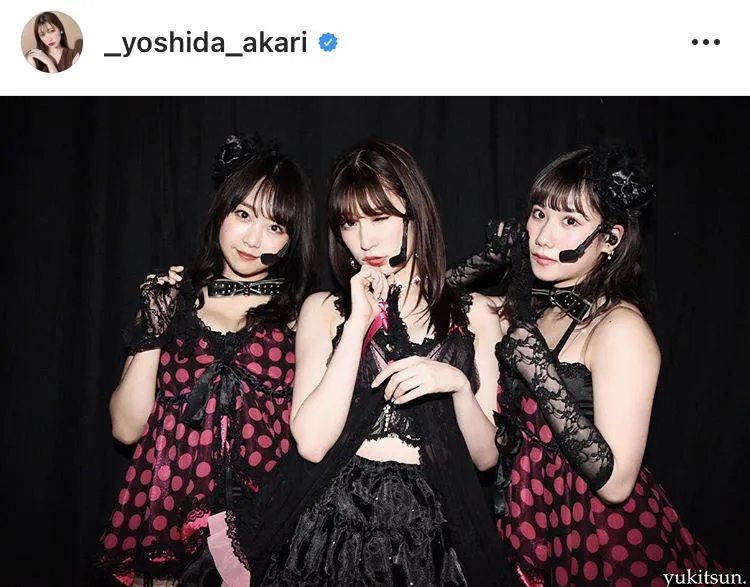 ※吉田朱里オフィシャルInstagram(_yoshida_akari)のスクリーンショット