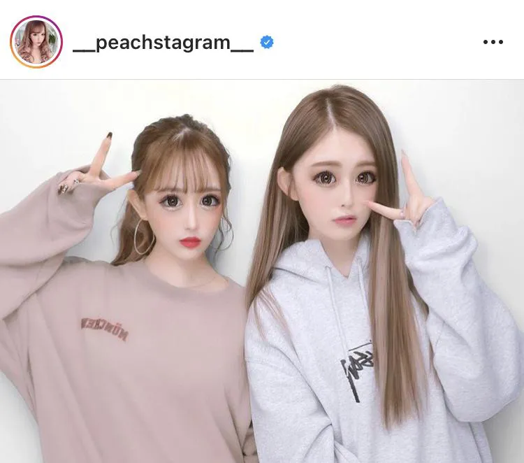 ※伊藤桃々Instagram(__peachstagram__)のスクリーンショット