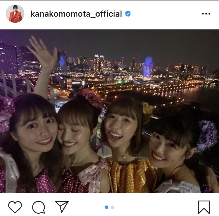 ※画像は百田夏菜子(kanakomomota_official)公式Instagramのスクリーンショット