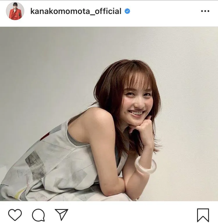 ※画像は百田夏菜子(kanakomomota_official)公式Instagramのスクリーンショット