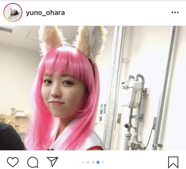 ※画像は大原優乃(yuno_ohara)公式Instagramのスクリーンショット