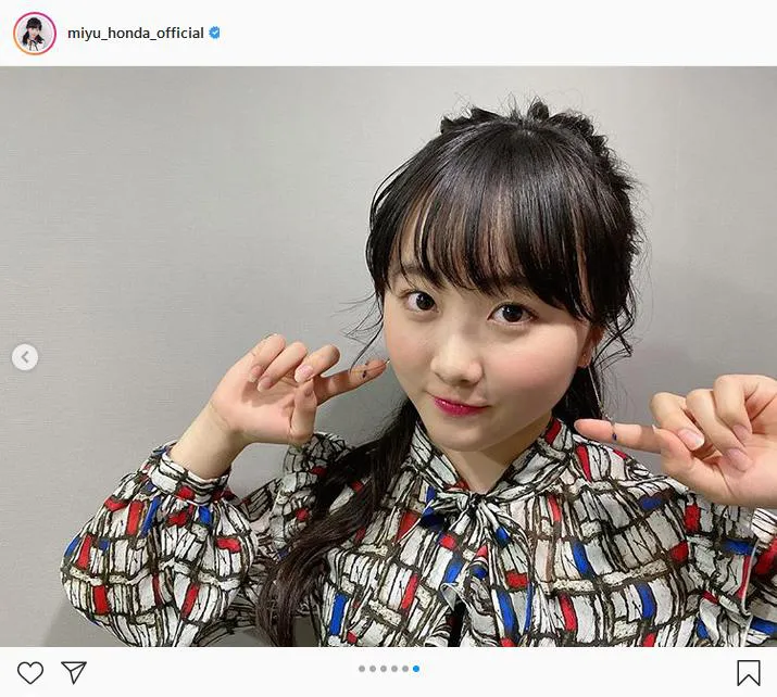 ※画像は本田望結(miyu_honda_official)公式Instagramより