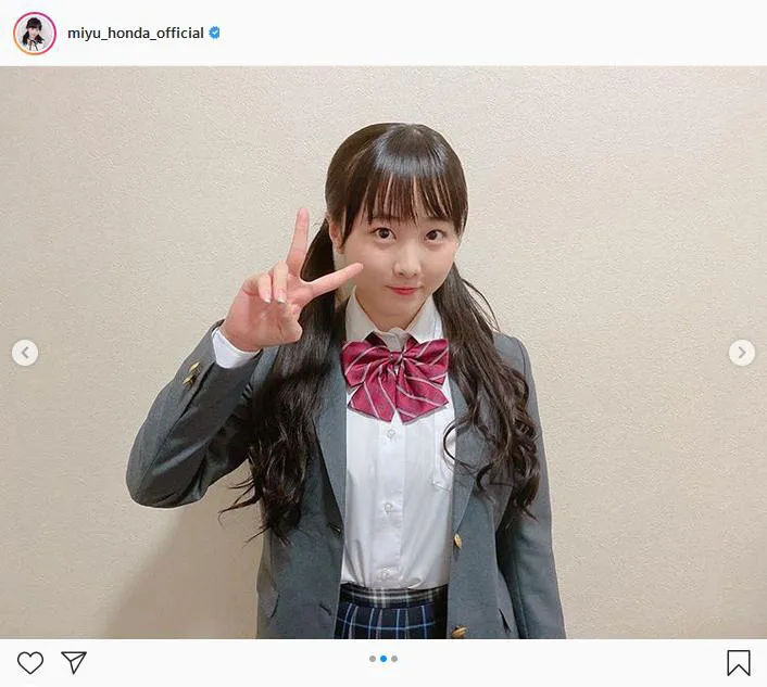 ※画像は本田望結(miyu_honda_official)公式Instagramより