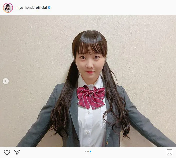 ※画像は本田望結(miyu_honda_official)公式Instagramより