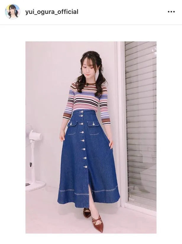 ※画像は、小倉唯(yui_ogura_official)オフィシャルInstagramのスクリーンショット