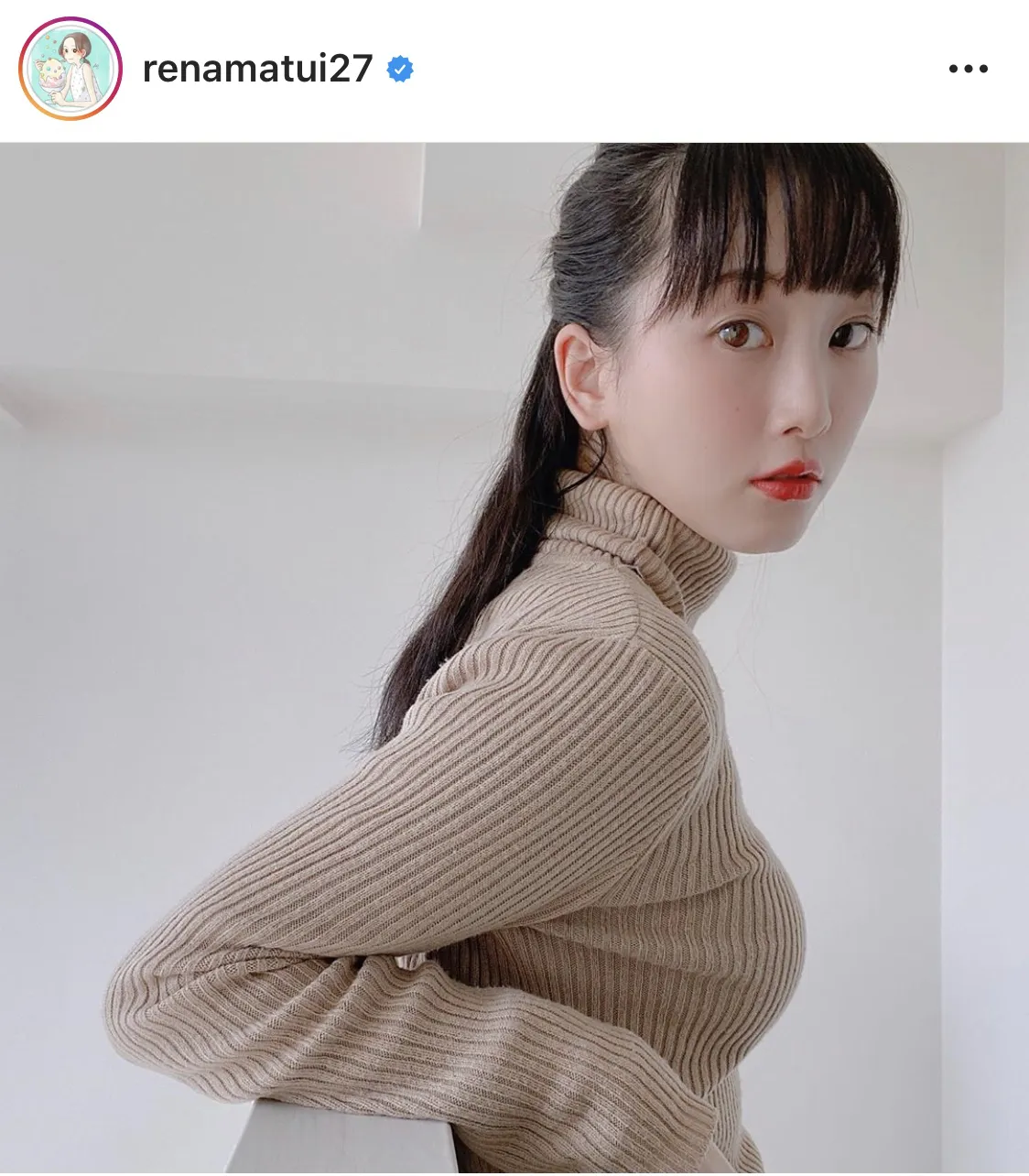 ※松井玲奈公式Instagram(renamatui27)より