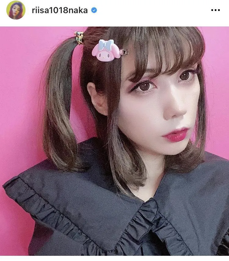 ※仲里依紗オフィシャルInstagram(riisa1018naka)のスクリーンショット