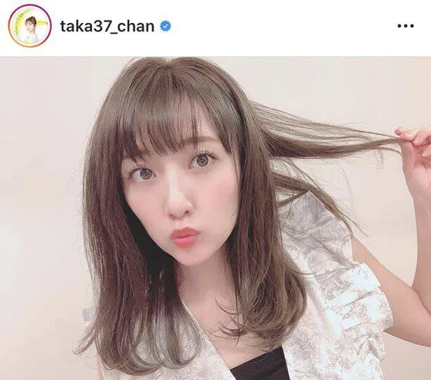 ※高橋みなみ公式Instagram(taka37_chan)より