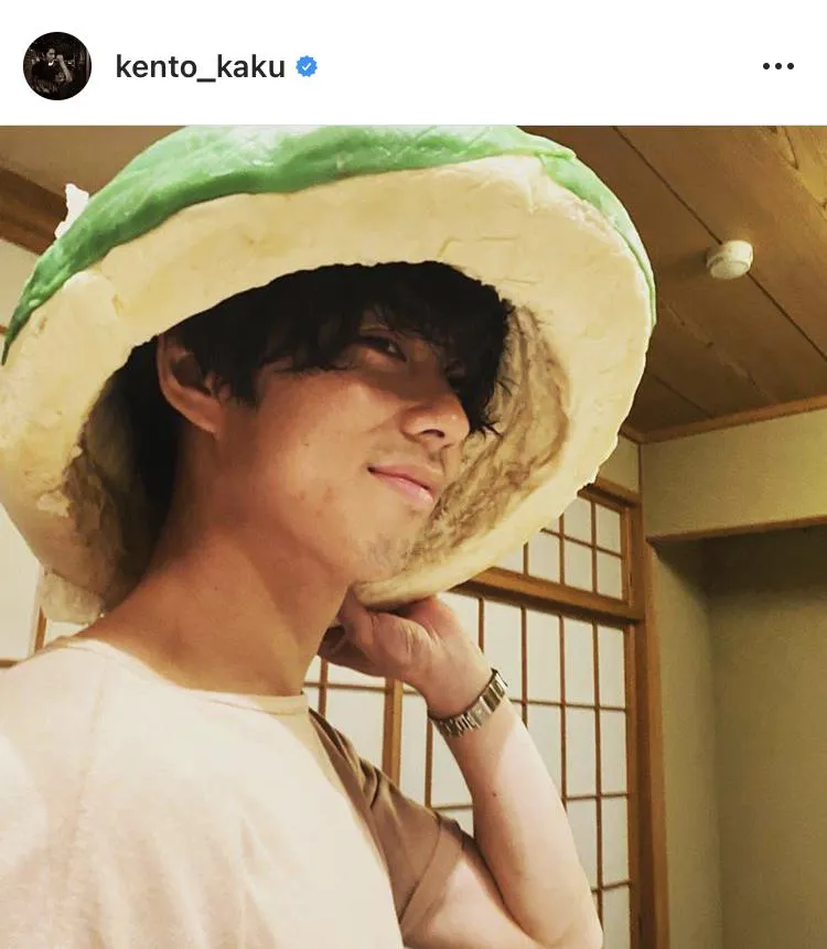 ※賀来賢人オフィシャルInstagram(kento_kaku)のスクリーンショット