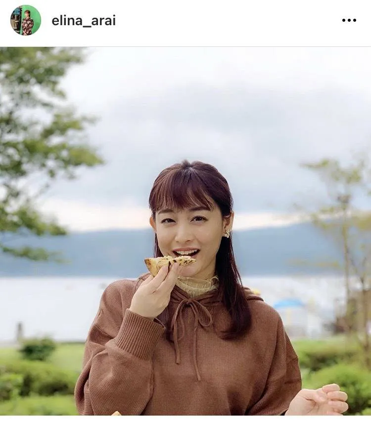 ※新井恵理那オフィシャルInstagram(elina_arai)のスクリーンショット