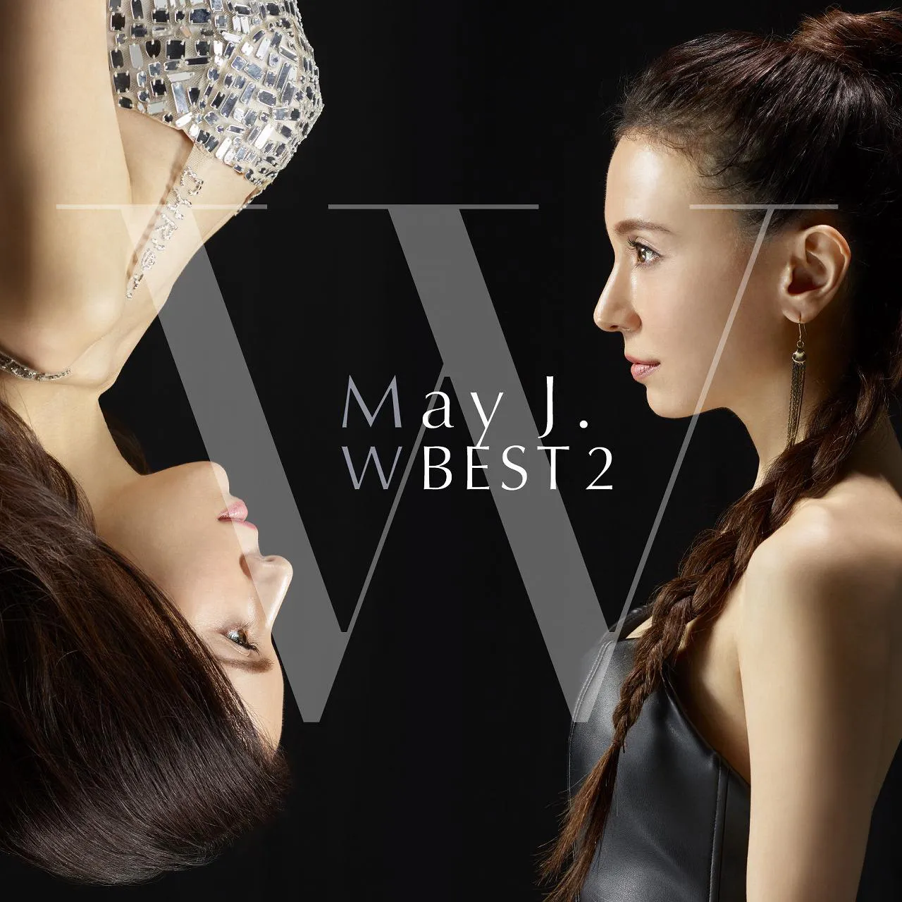 『May J. W BEST 2 -Original & Covers-』(AL2枚組)ジャケット写真