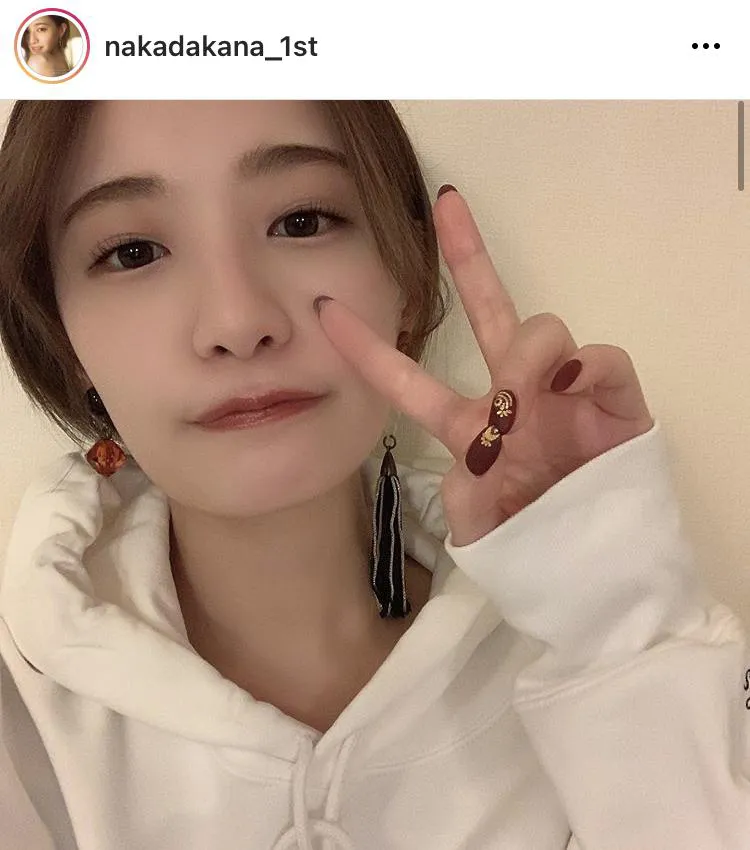 11月14日のInstagramで写真集用アカウントを個人で引き継ぐことを発表した中田花奈