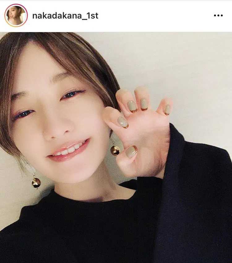 ※画像は中田花奈(nakadakana_1st)公式Instagramのスクリーンショット