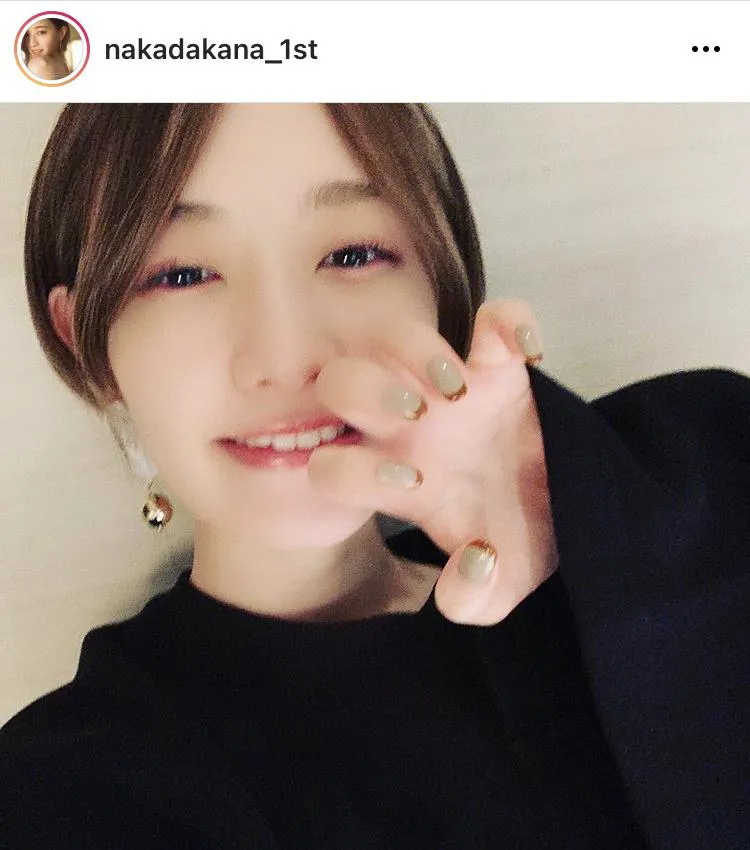 ※画像は中田花奈(nakadakana_1st)公式Instagramのスクリーンショット