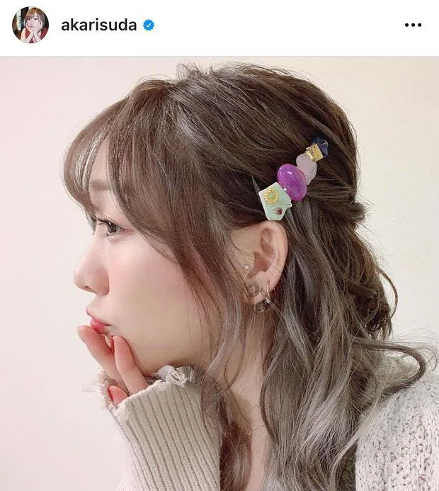 ※須田亜香里公式Instagram(akarisuda)のスクリーンショット