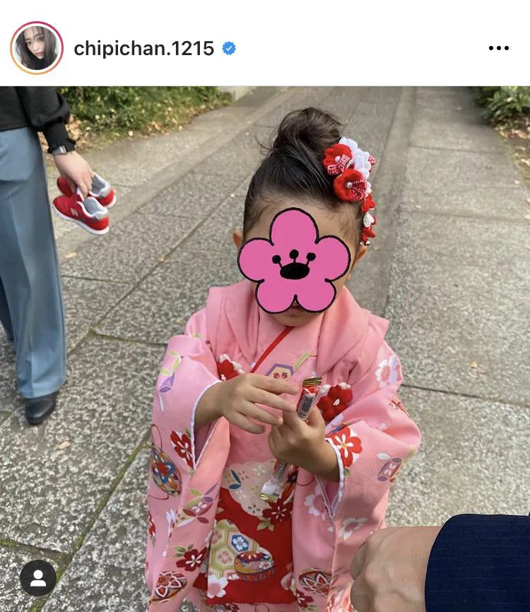 ※近藤千尋オフィシャルInstagram(chipichan.1215)のスクリーンショット