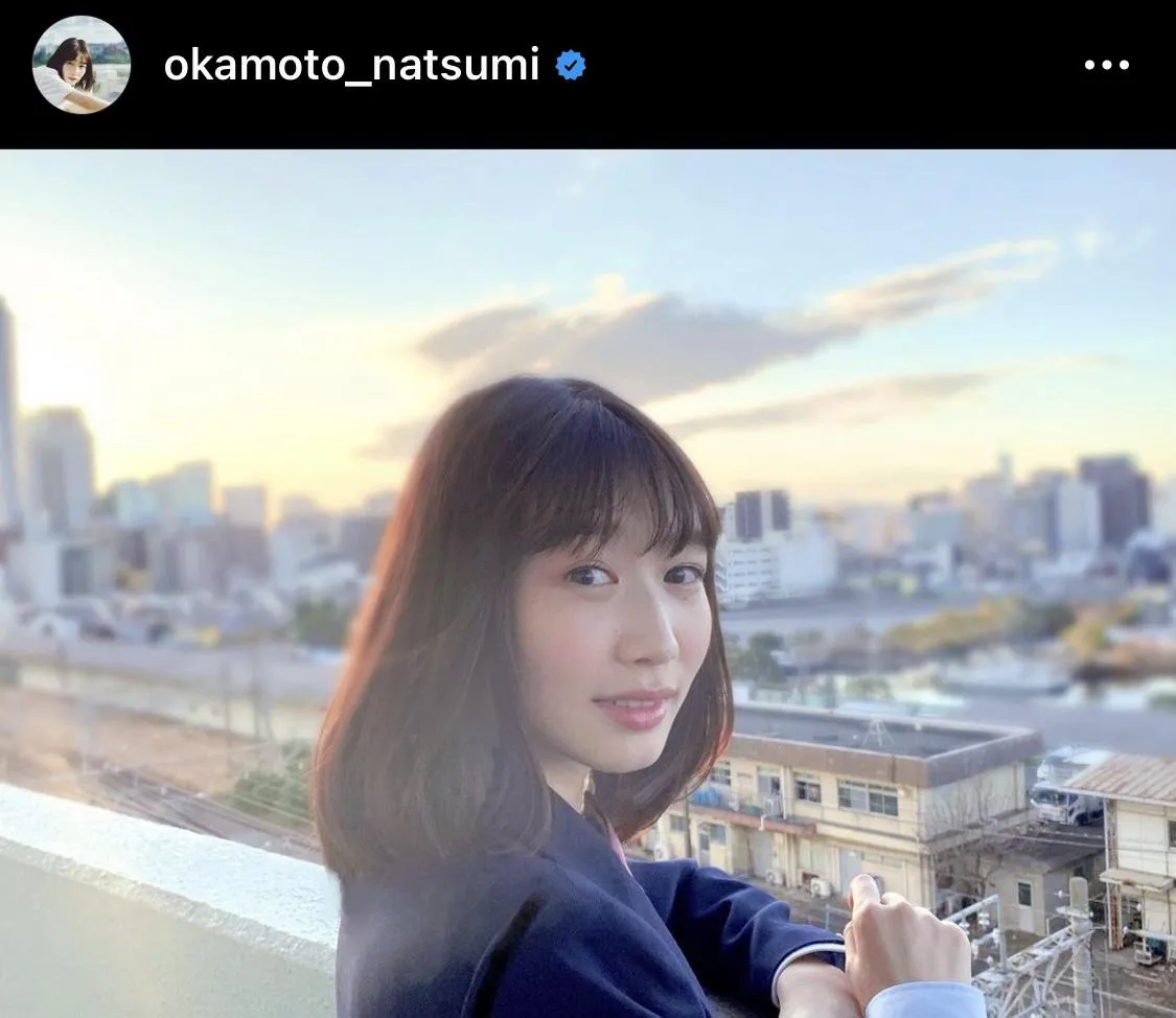 ※岡本夏美オフィシャルInstagram(okamoto_natsumi)より