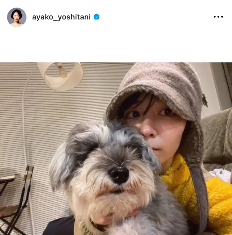 ※画像は吉谷彩子(ayako_yoshitani)オフィシャルInstagramのスクリーンショット