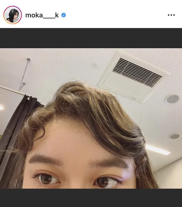  ※上白石萌歌オフィシャル公式Instagram(moka____k)のスクリーンショット