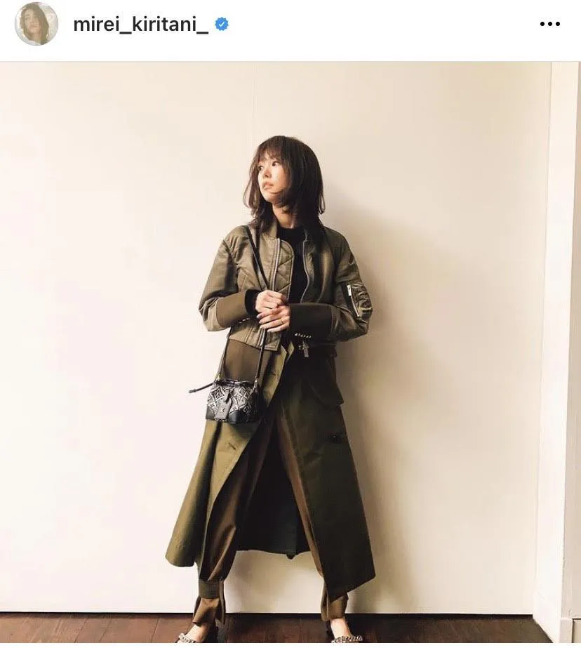 ※桐谷美玲オフィシャルInstagram(mirei_kiritani_)のスクリーンショット