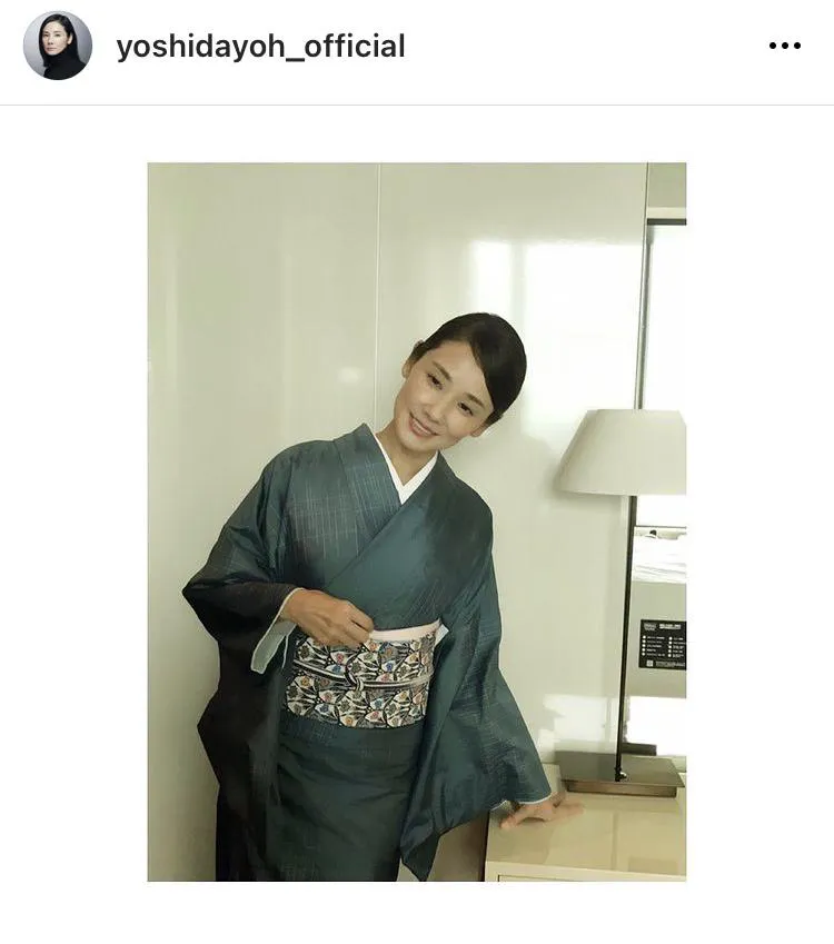 ※吉田羊公式Instagram(yoshidayoh_official)より