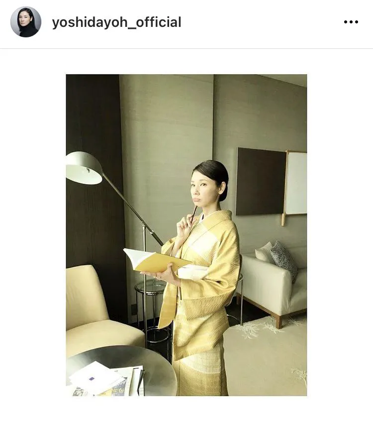 ※吉田羊公式Instagram(yoshidayoh_official)より
