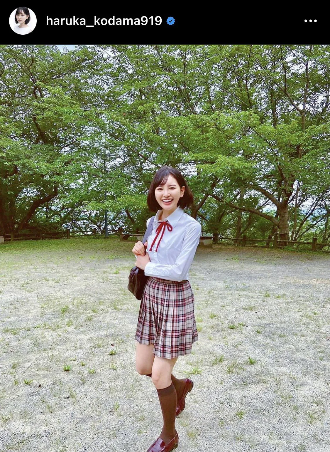 ※兒玉遥オフィシャルInstagram(haruka_kodama919)より