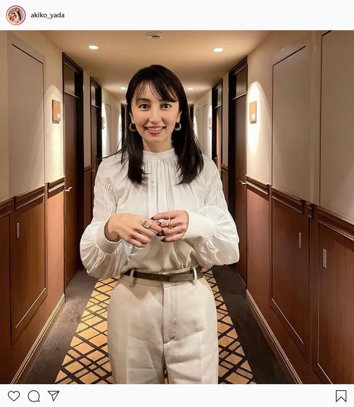 ※画像は矢田亜希子(akiko_yada)公式Instagramより