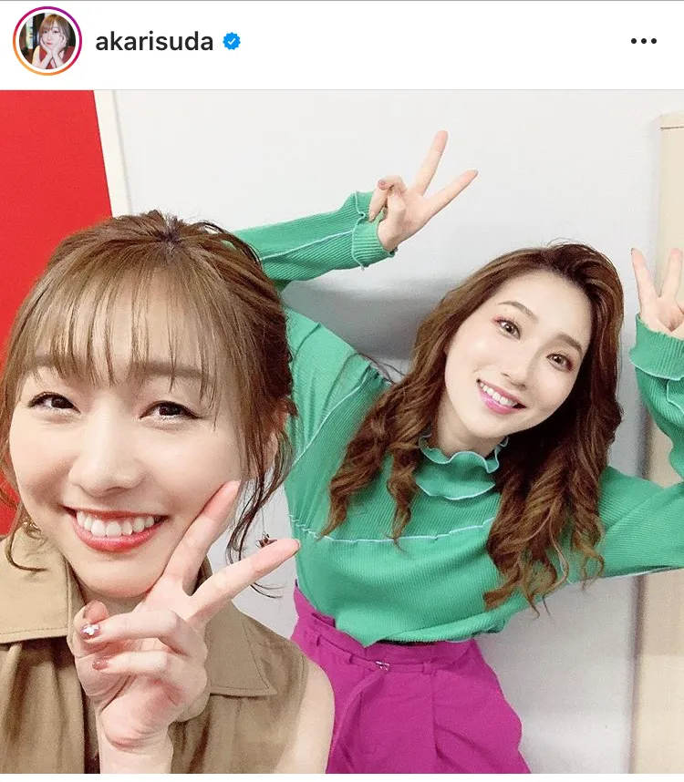 ※須田亜香里公式Instagram(akarisuda)のスクリーンショット