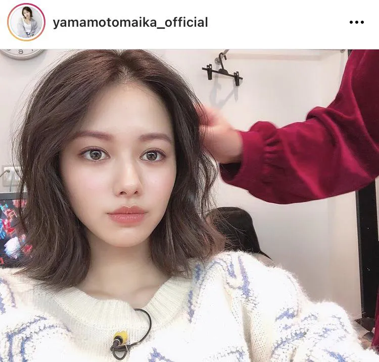 ※山本舞香オフィシャルInstagram(yamamotomaika_official)のスクリーンショット