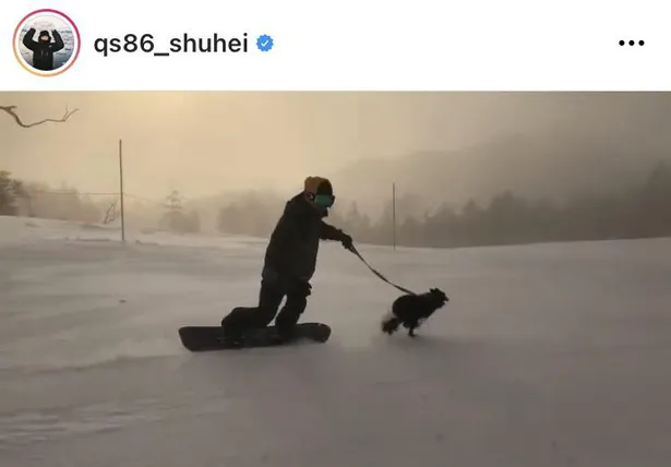 画像 野村周平 愛犬とのスノボ姿にファン絶賛 世界で1番かっこいい うますぎて惚れる 2 16 Webザテレビジョン