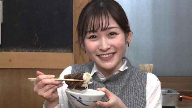 岩田絵里奈アナ 食リポを忘れて焼き肉を堪能する アナウンサーになって良かった Webザテレビジョン