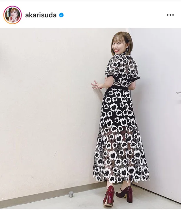 ※須田亜香里公式Instagram(akarisuda)のスクリーンショット