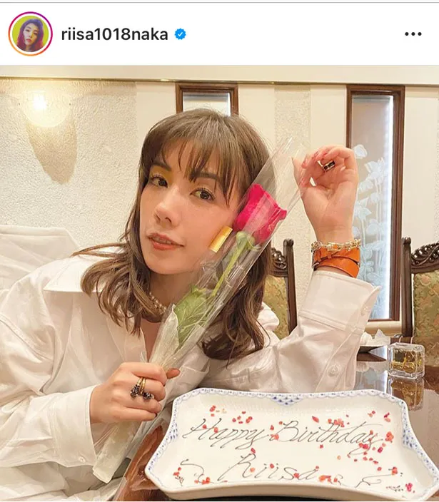  ※仲里依紗公式instagram(riisa1018naka)より