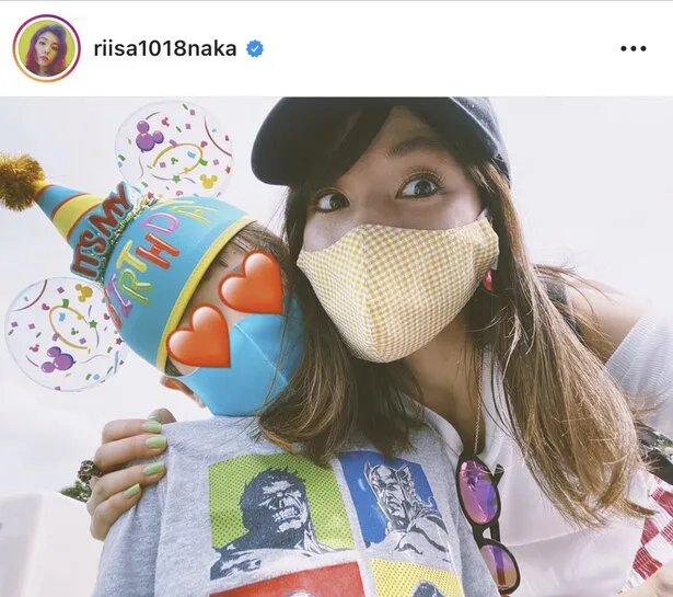 ※仲里依紗公式instagram(riisa1018naka)より