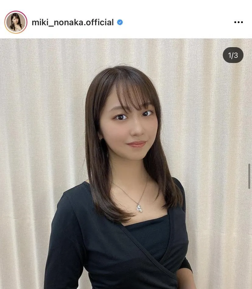 ※野中美希公式Instagram(https://www.instagram.com/miki_nonaka.official/)より