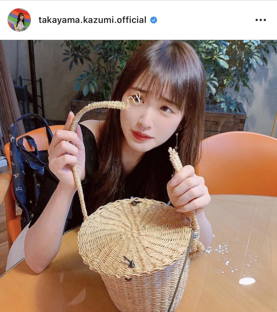 ※高山一実オフィシャルInstagram(takayama.kazumi.official)より