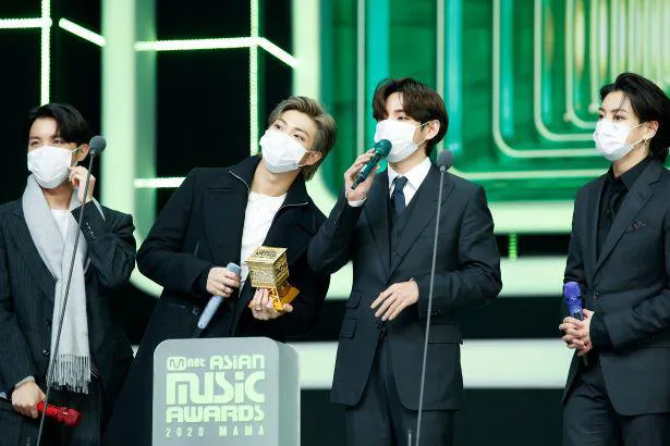 BTSが「今年の歌手賞」を含む9冠を達成