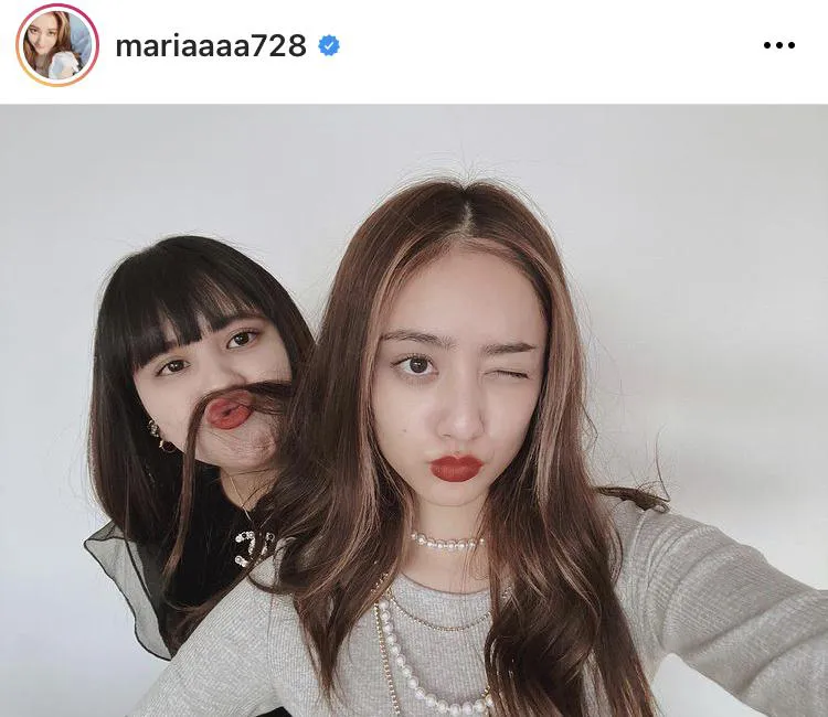 ※谷まりあ公式Instagram(mariaaaa728)のスクリーンショット