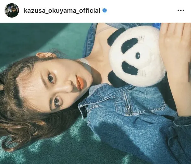 ※奥山かずさ公式Instagram( kazusa_okuyama_official)より