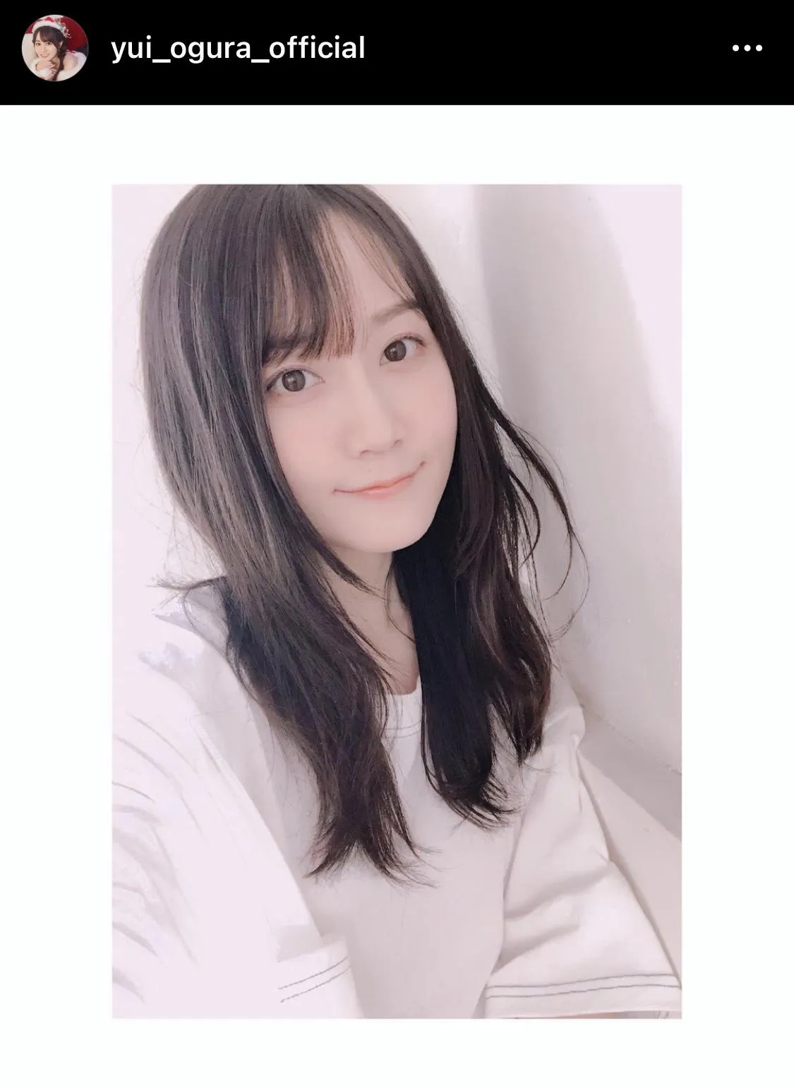 ※小倉唯オフィシャルInstagram(yui_ogura_official)より