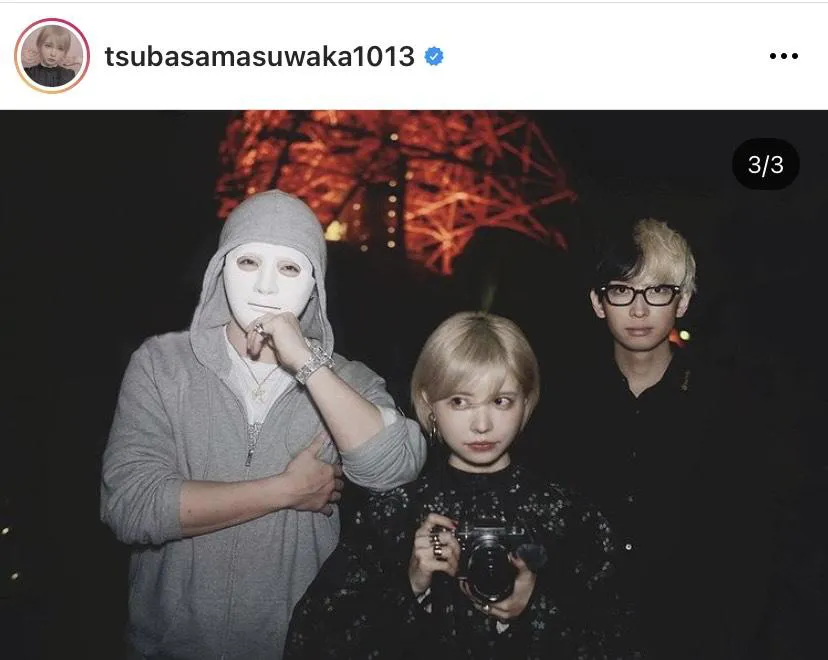 益若つばさ公式Instagram(tsubasamasuwaka1013)より