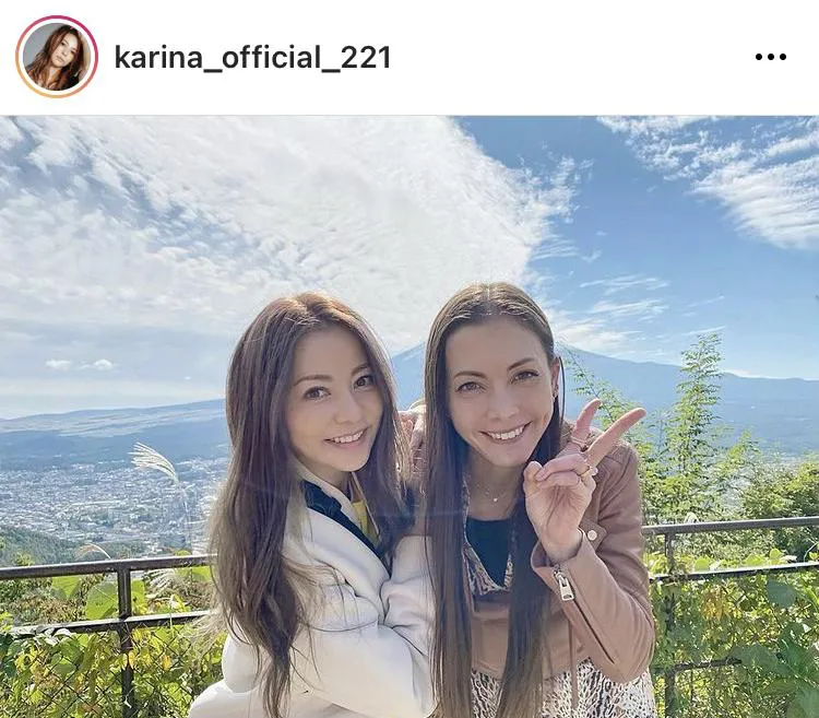 ※香里奈公式Instagram(karina_official_221)のスクリーンショット
