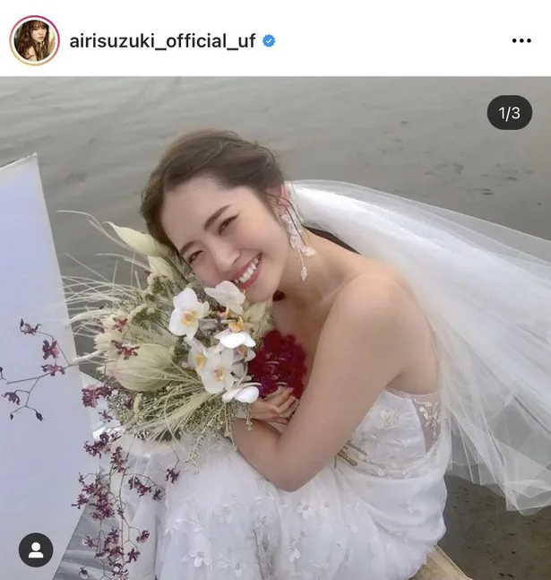 画像 鈴木愛理 純白のウェディングドレス姿に 超絶かわいい 絶対結婚しよう の声 2 25 Webザテレビジョン