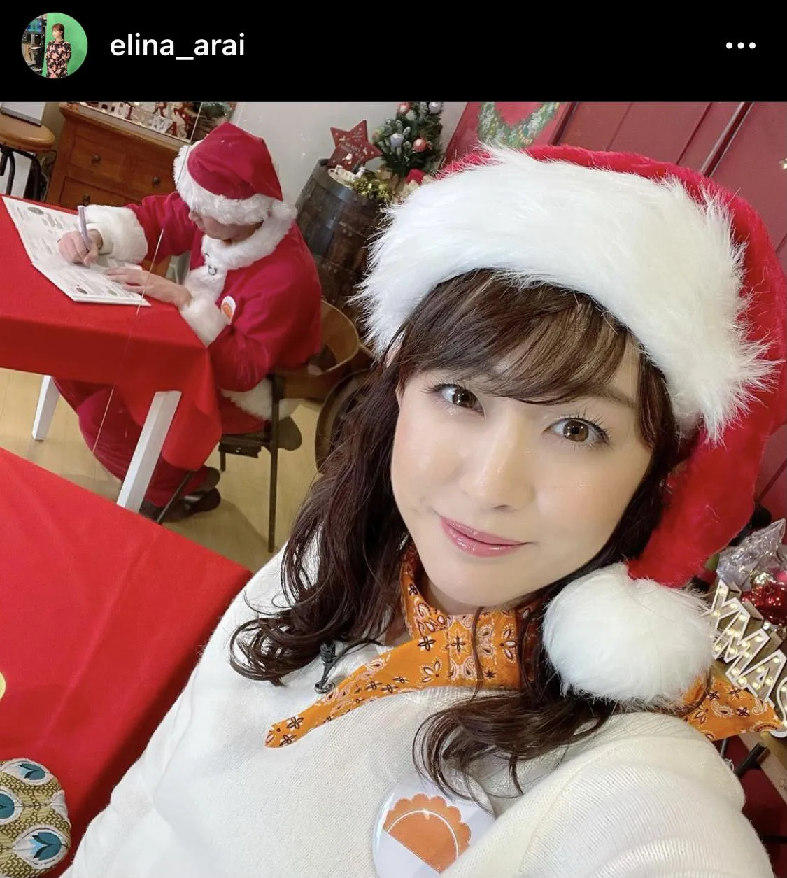 ※新井恵理那オフィシャルInstagram(elina_arai)より