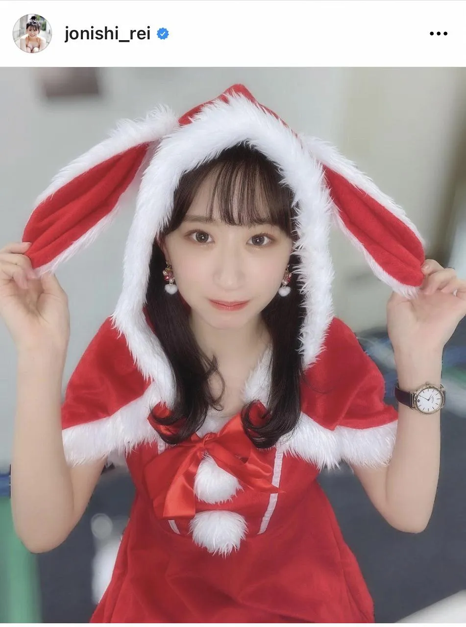 画像・写真 NMB48上西怜、うさ耳×ツインテ×“サンタコス”の最強