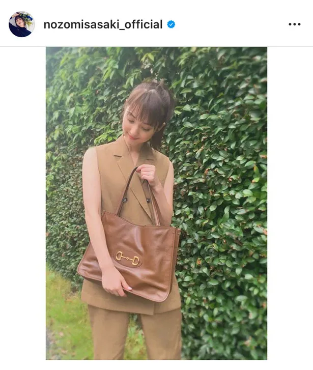 ※佐々木希公式Instagram(nozomisasaki_official)より