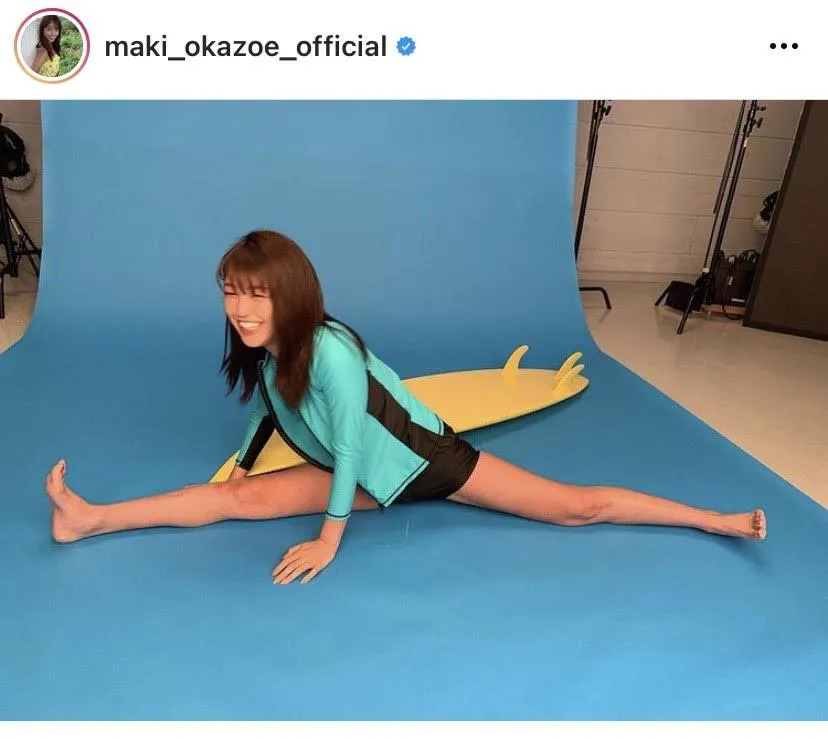 ※岡副麻希公式Instagram(maki_okazoe_official)より