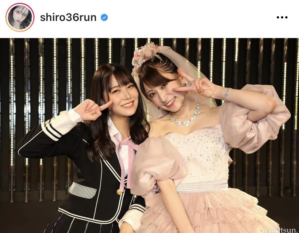 ※白間美瑠オフィシャルInstagram(shiro36run)のスクリーンショット